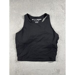 DKNY Sport black high-neck cropped tank top Size XS New